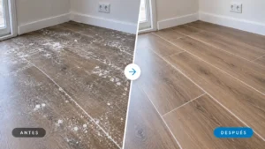 cómo limpiar suelo porcelánico después de obra